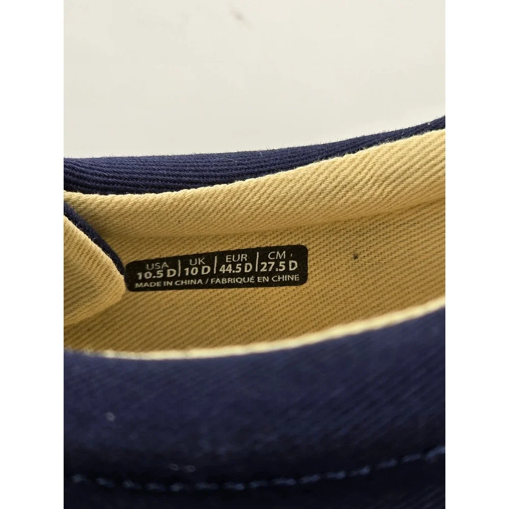 Revitalign Brewster Boat Shoes Men 10.5D Peacoat Blue Canvas Orthotic -New